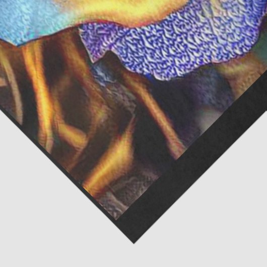 2 Glanzend prachtige unieke Rozen kunstdromen Tissuepapier (Detail)