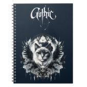 #2 Gotische Kat Notitieboek (Voorkant)