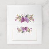 #2 Goud Paarse Amethist Wildbloemen Plaatskaarten Plaatskaartje (Buitenkant ongevouwen)