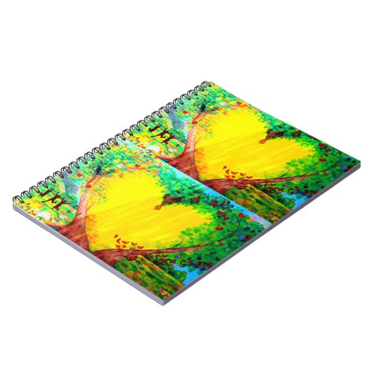 2 gouden harten notitieboek (Linkerzijde)