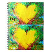 2 gouden harten notitieboek (Voorkant)