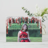 2 Grace Save the Date Sweet 16th Photo (Staand voorkant)