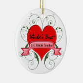 2. Grade Teacher Keramisch Ornament (Rechts)