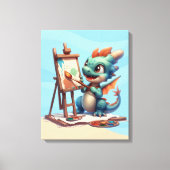 #2 Grote Oog Draak Canvas Afdruk (Voorkant)