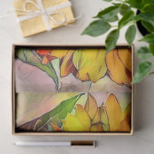 2 Grote zonnebloemen Modern Collectie Tissuepapier (Geschenk)