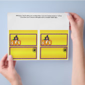 2 Halloween Custom Hersheys Snoep Bar wrappers Flyer (Hand)