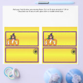 2 Halloween Custom Hersheys Snoep Bar wrappers Flyer (Enkel)