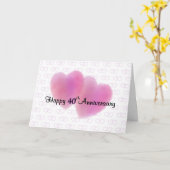 2 Hartelijk gefeliciteerd met het 40e Jubileum Kaart (Gele Bloem)