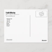 2 Harten" Briefkaart (Achterkant)