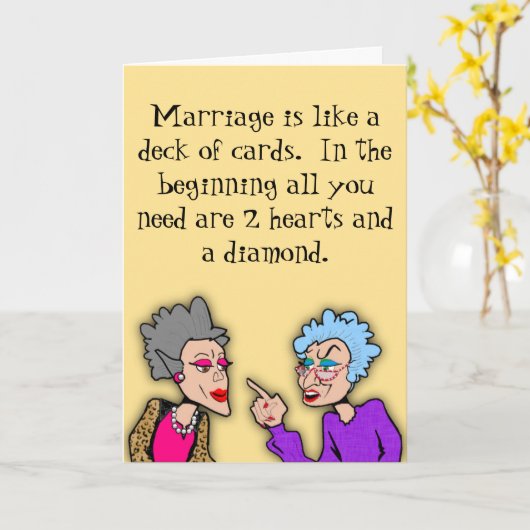 2 Harten en een diamant Kaart (Gele Bloem)