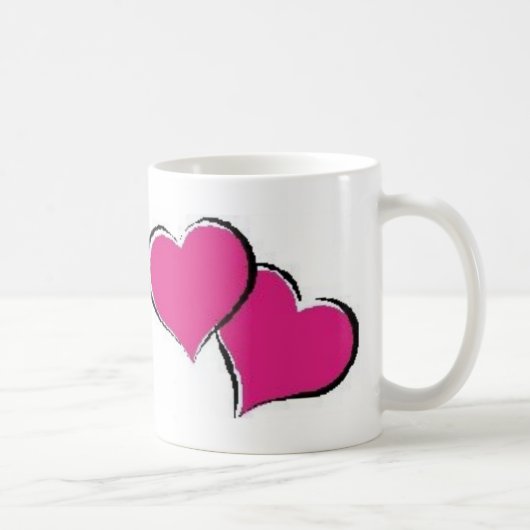 2 harten koffiemok (Rechts)