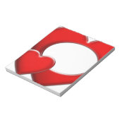 2 Harten - lijst Notitieblok (Linkerzijde)