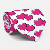 2 hartstikke voor uw Sweetie Stropdas (Opgerold)