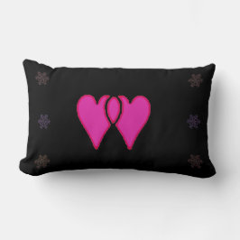 2 Hearts Christmas Snowflake6 jGibney Kussen