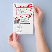 2 Hershey's Grote Bar Omhulsel Rood Kersenbloesem Flyer (Hand)