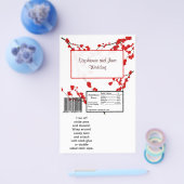 2 Hershey's Grote Bar Omhulsel Rood Kersenbloesem Flyer (Enkel)