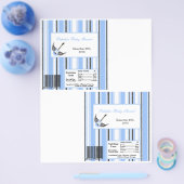 2 Hershey's Grote Bar Verpakking Jongen Blauwe Pun Flyer (Enkel)