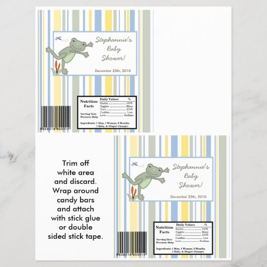 2 Hershey's Grote Bar Verpakking Leap Frog Turtle  Flyer (Voorkant)