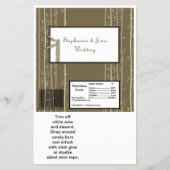 2 Hershey's Grote Bar Wrapper Bamboe Bliss Flyer (Voorkant)