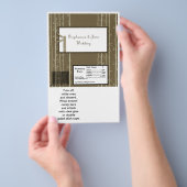 2 Hershey's Grote Bar Wrapper Bamboe Bliss Flyer (Hand)