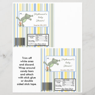 2 Hershey's Grote Bar Wrapper Leap Frog Turtle Bee Flyer