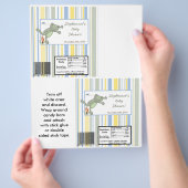 2 Hershey's Grote Bar Wrapper Leap Frog Turtle Bee Flyer (Hand)