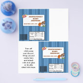 2 Hershey's Large Bar Wrapper All-Star Blue Flyer (Enkel)