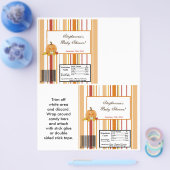 2 Hershey's Large Bar Wrapper Autumn Herfst Pumpki Flyer (Enkel)