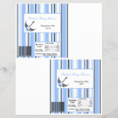 2 Hershey's Large Bar Wrapper Boy Blue Punk Rocker Flyer (Voorkant)