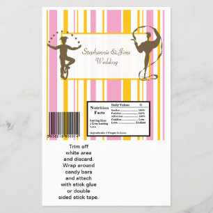 2 Hershey's Large Bar Wrapper Carnaval Flyer