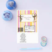 2 Hershey's Large Bar Wrapper Carnaval Flyer (Enkel)