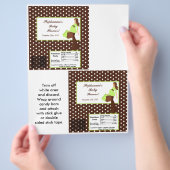 2 Hershey's Large Bar Wrapper G Mod Ma Polka D Flyer (Hand)