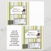 2 Hershey's Large Bar Wrapper Monkey Time Zoo Anim Flyer (Voorkant)