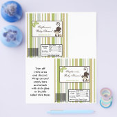 2 Hershey's Large Bar Wrapper Monkey Time Zoo Anim Flyer (Enkel)