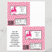 2 Hershey's Large Bar Wrapper Poodle Paris Flyer (Voorkant)