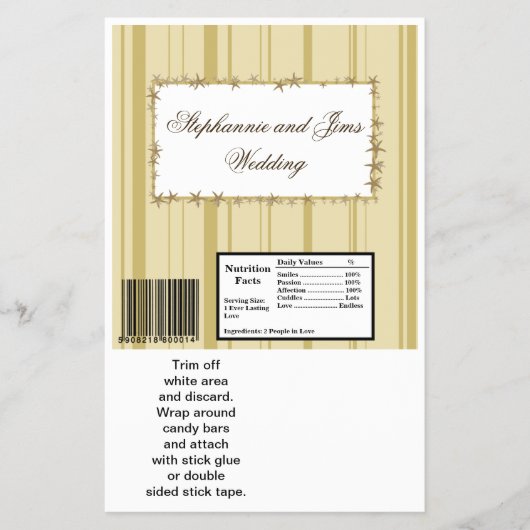 2 Hershey's Large Bar Wrapper Sandy Beach Flyer (Voorkant)