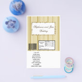 2 Hershey's Large Bar Wrapper Sandy Beach Flyer (Enkel)