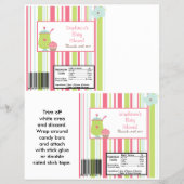 2 Hershey's Large Bar Wrapper Tea Party Roze Flyer (Voorkant)