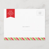 2 HET BRIEFKAART VAN KERSTMIS VAN DE FOTO:: (Achterkant)