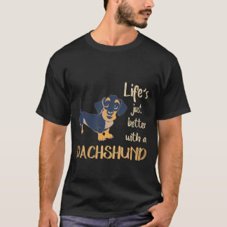 2 Het leven is gewoon beter met een takshond T-shirt