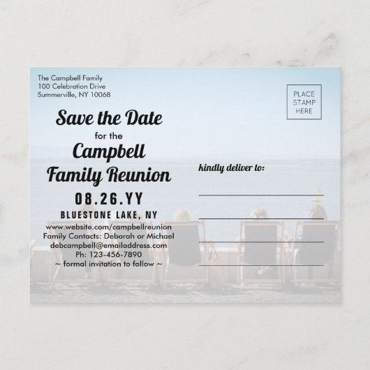 2 Het Manuscript van de Partij van de Samenwerking Aankondigingskaart (Achterkant)