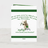 2. Het Puppy Nummer Één van Westie het Geluk van Kaart (Achterkant)