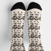 2 Honden 2 Namen Gepersonaliseerde Hond Foto op Iv Sokken (Top)