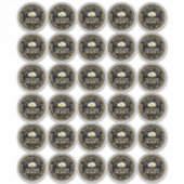 2" Honey Standard Mason Jar Canning Cover Daisy Sticker (Voorkant)