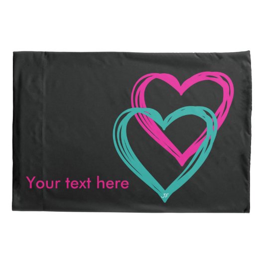 2 Hoorzitting één piloot, standaardgrootte Kussensloop (Achterkant)