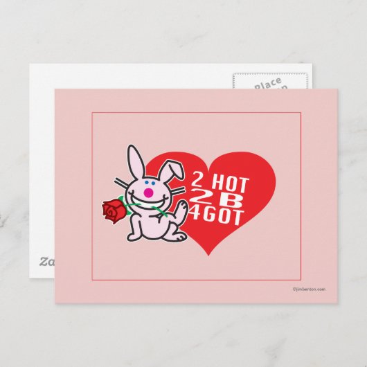 2 Hot 2 B 4got Briefkaart (Voorkant / Achterkant)