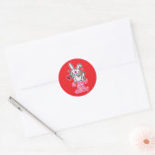 2 hot ronde sticker (Envelop)