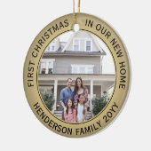 2 huisfoto's Eerste Kerstdagen Nieuwe homepage Fau Keramisch Ornament (Links)