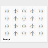 2 Hulas en raad van Surven Ronde Sticker (Vel)