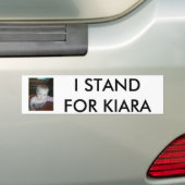 2, IK STAND VOOR KIARA BUMPERSTICKER (Op auto)